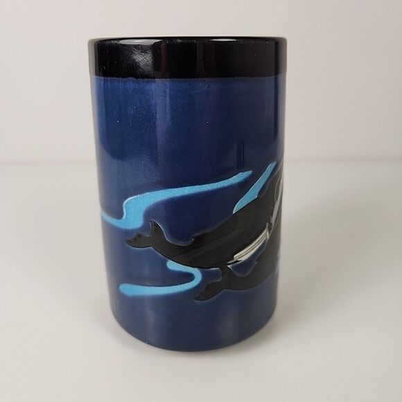 Vintage Signed Otagiri Humpback Whales Mug Cup Japan - Picture 2 of 9